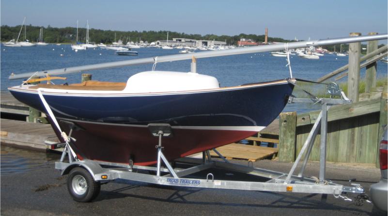 Bullseye Sailboat on Trailer