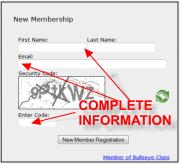 New Membership form